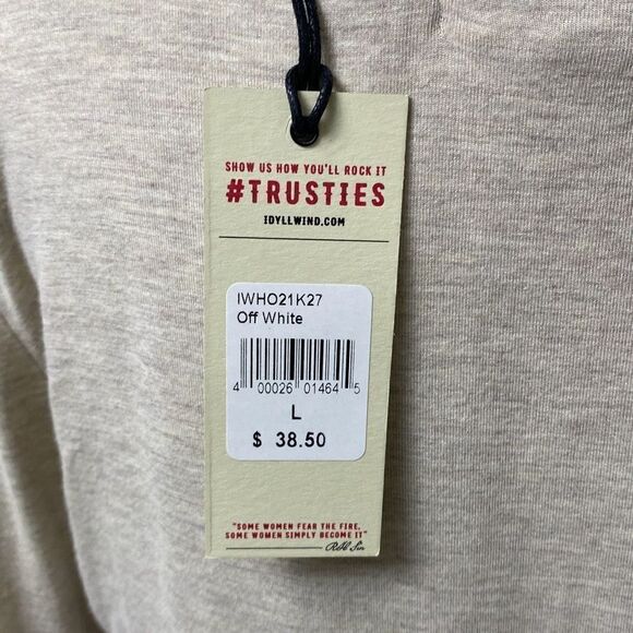 NWT Idyllwind Miranda Lambert corset tie wrist long sleeve trusties shirt L - Picture 5 of 6